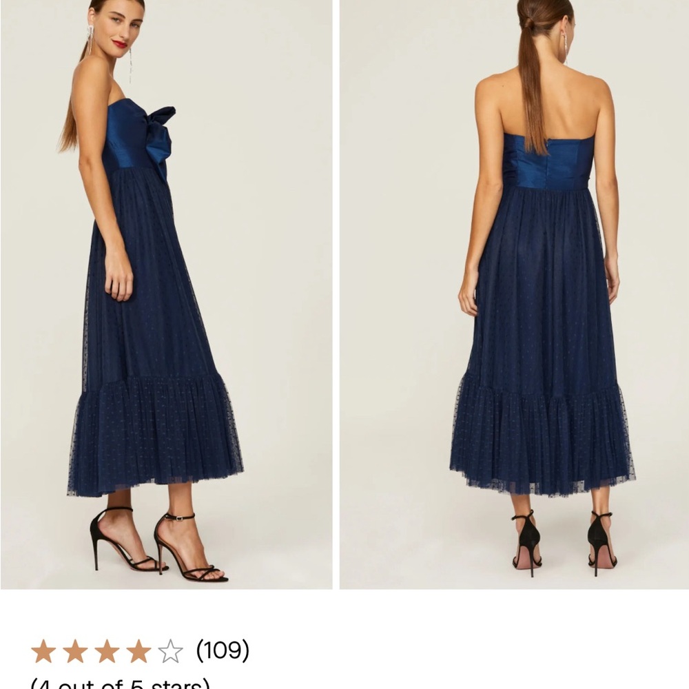 Hutch royal blue bow dress size 12